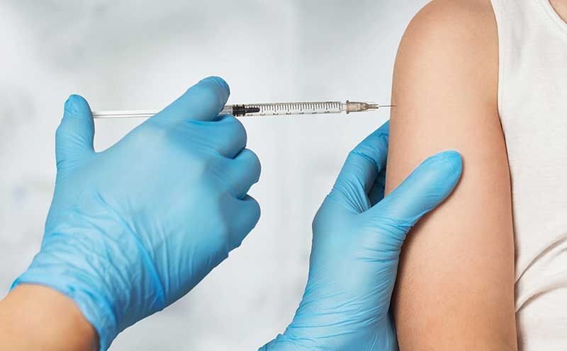 getting vaccine